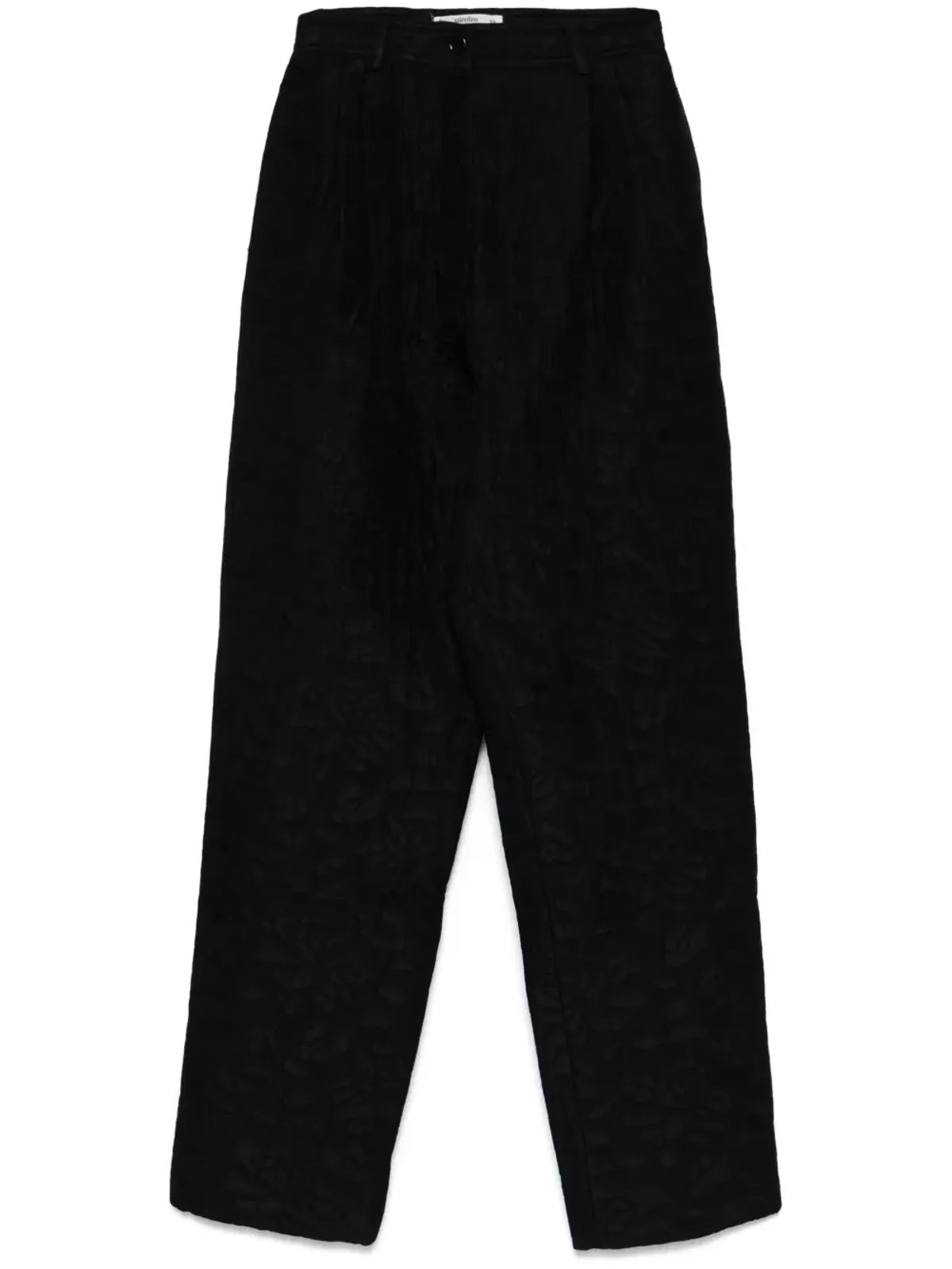 Valentino Garavani Pre-Owned 1980s キルティングパンツ ブラック - 画像1