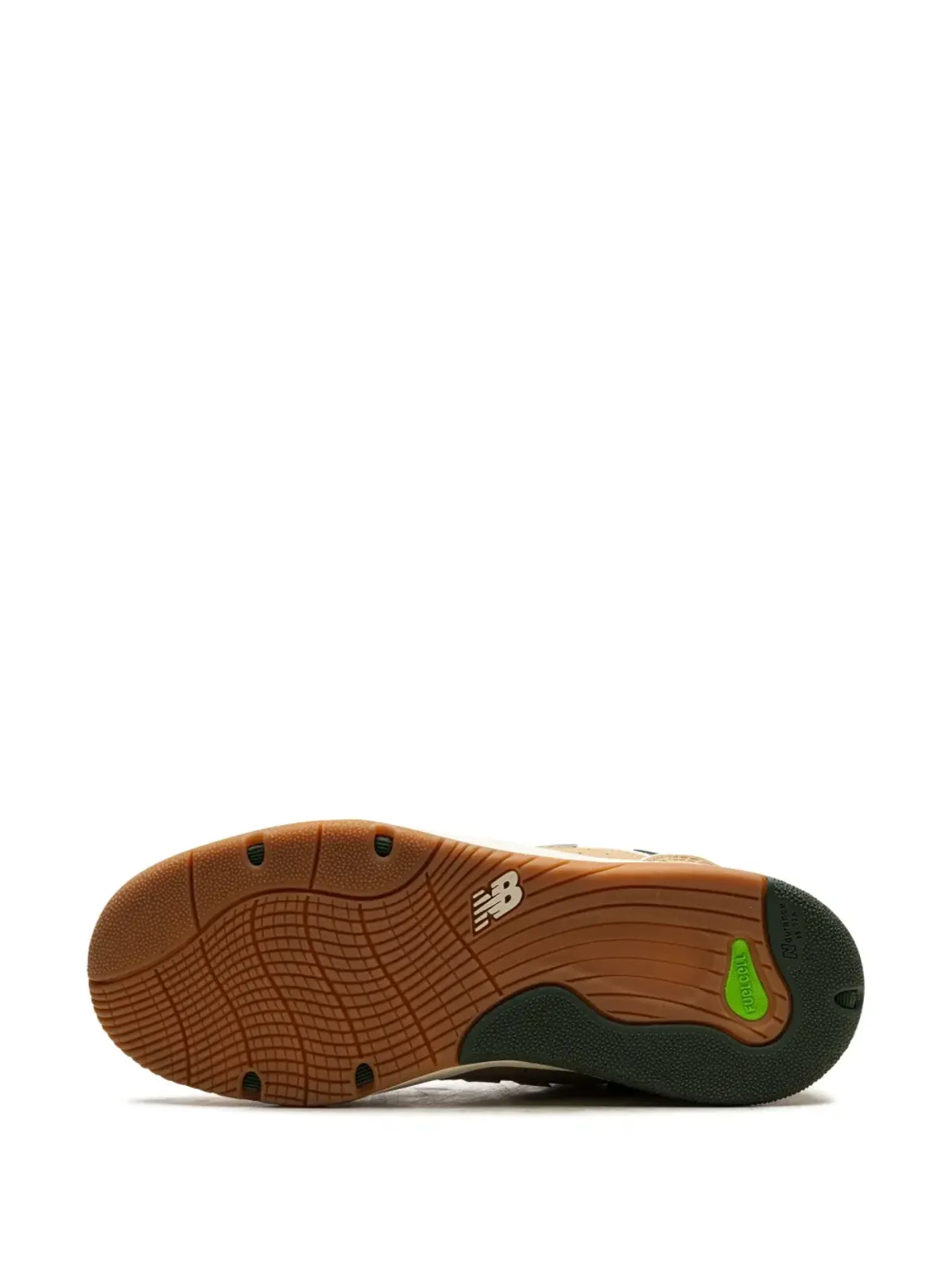 New Balance Numeric 1010 ブラウン/グリーン スニーカー - 画像4