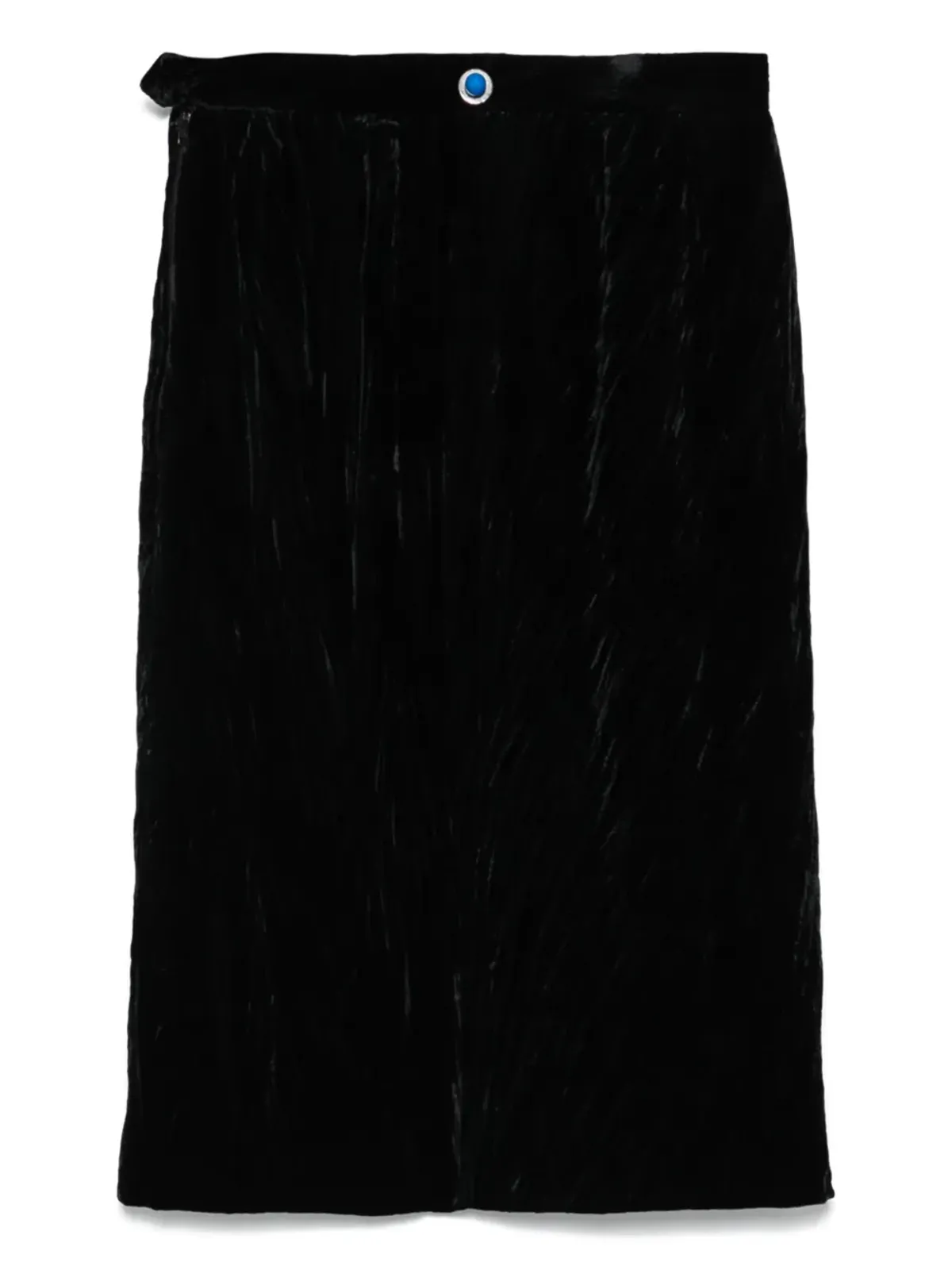 Saint Laurent Pre-Owned 1980年代ベルベットペンシルスカート - 画像2