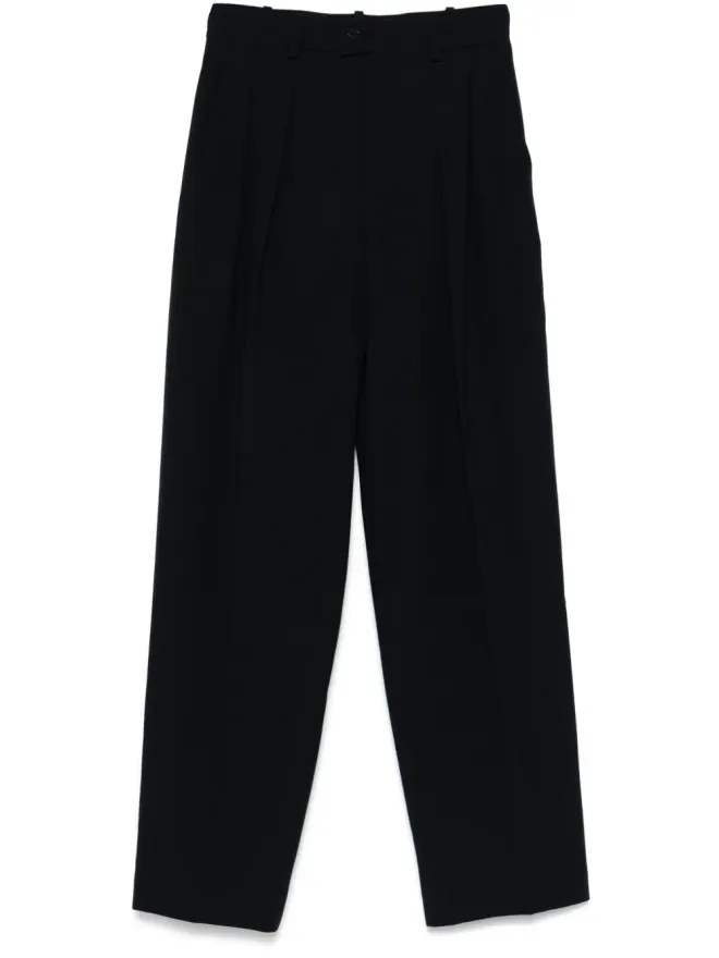 Saint Laurent Pre-Owned Saint Laurent Pre-Owned 1980s ネイビー テーラードパンツの商品画像