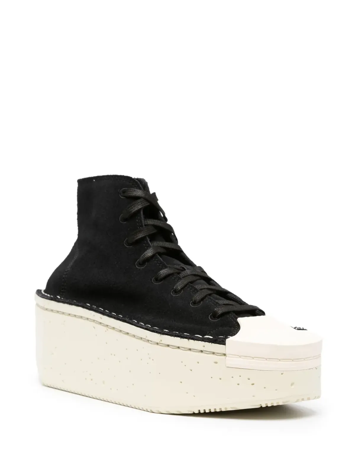 Y-3 レースアップ・プラットフォームスニーカー - 画像2