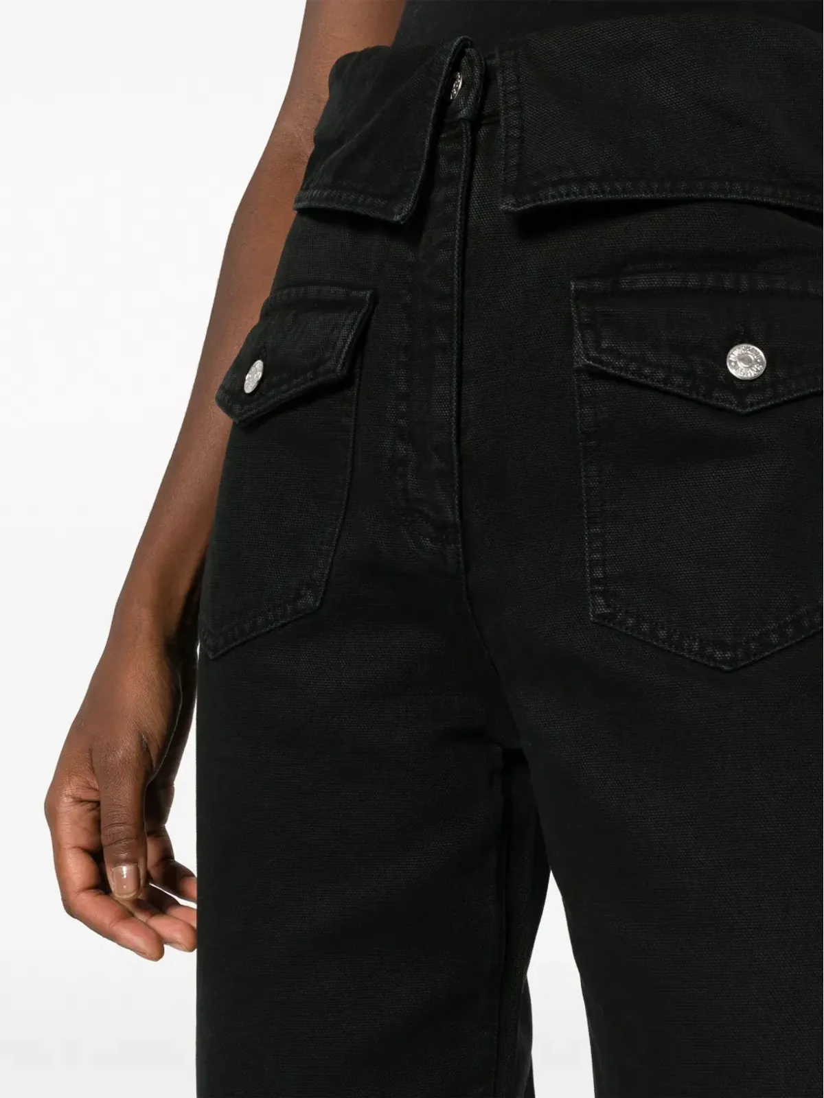 MOSCHINO JEANS 折り返しエッジのフレアジーンズ - 画像5