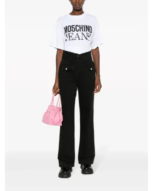 MOSCHINO JEANS 折り返しエッジのフレアジーンズ - サムネイル2
