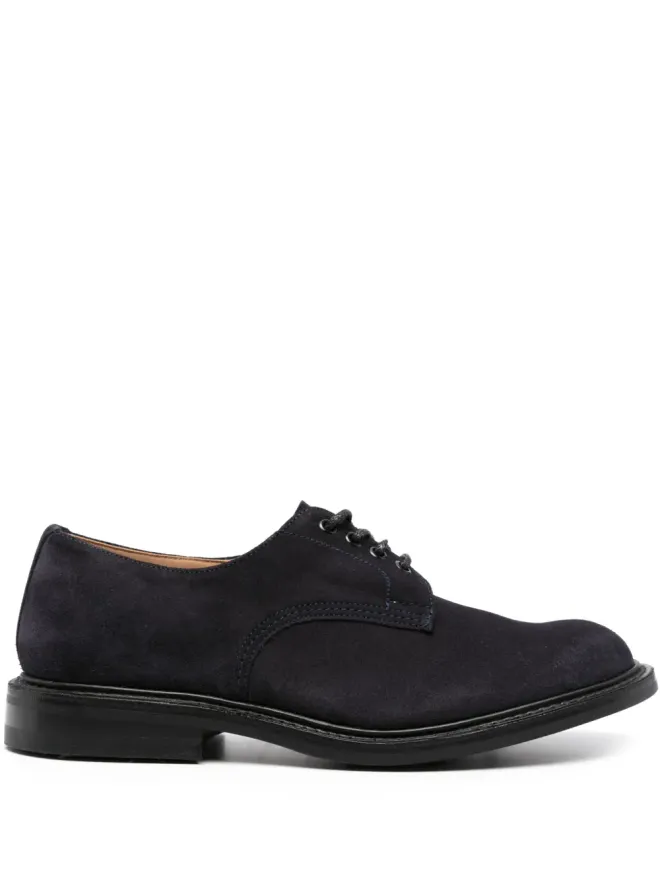 Tricker's Tricker's ダニエロ ラウンドトゥ ダービーシューズ - ブルーの商品画像