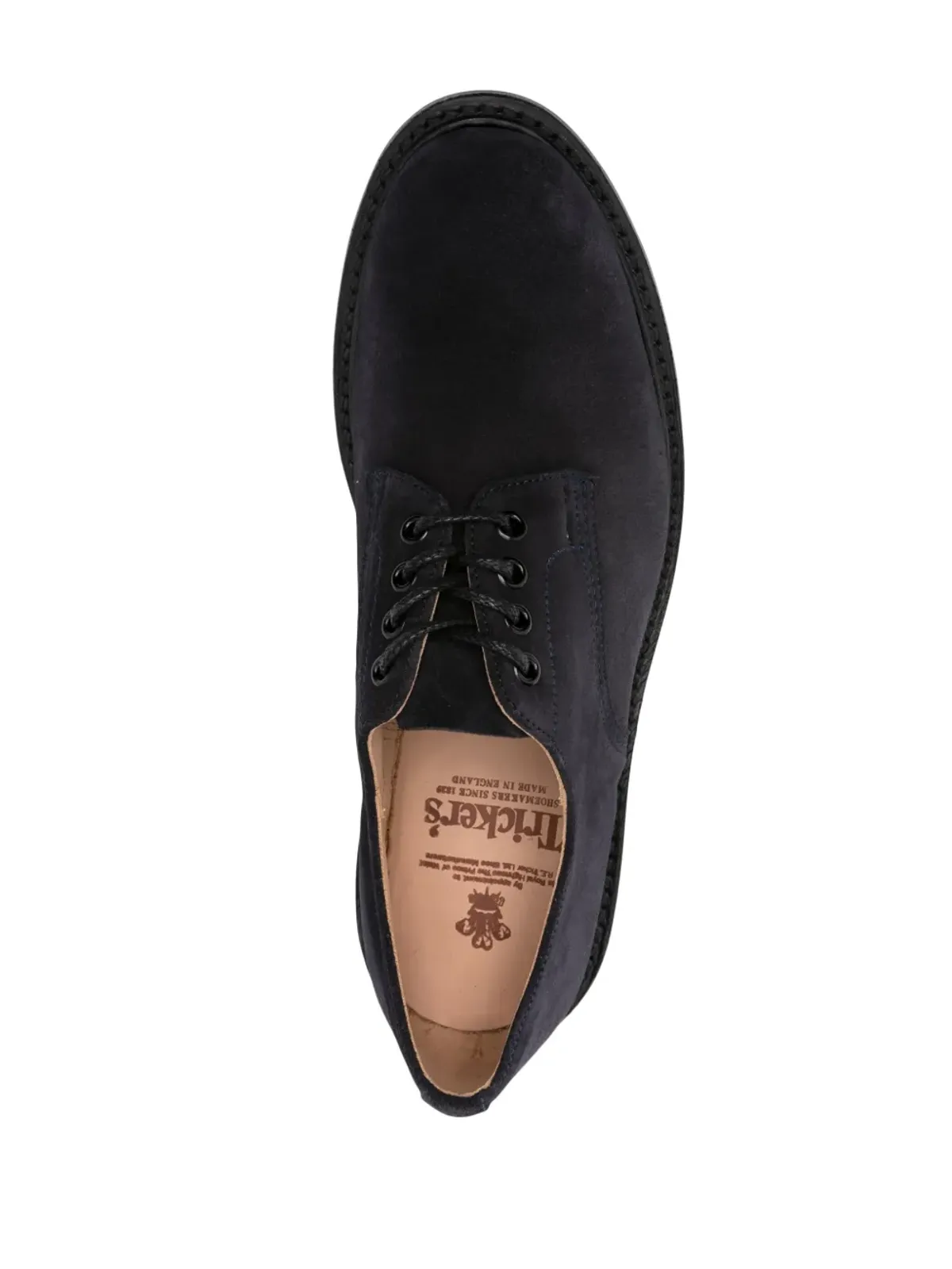 Tricker's ダニエロ ラウンドトゥ ダービーシューズ - ブルー - 画像4