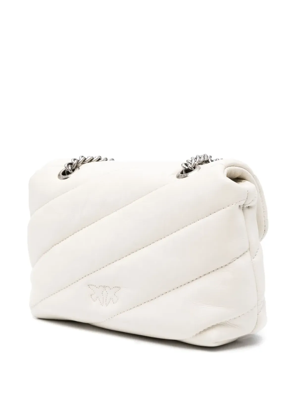 PINKO ベビーラブ キルティングレザー ショルダーバッグ - White - 画像3