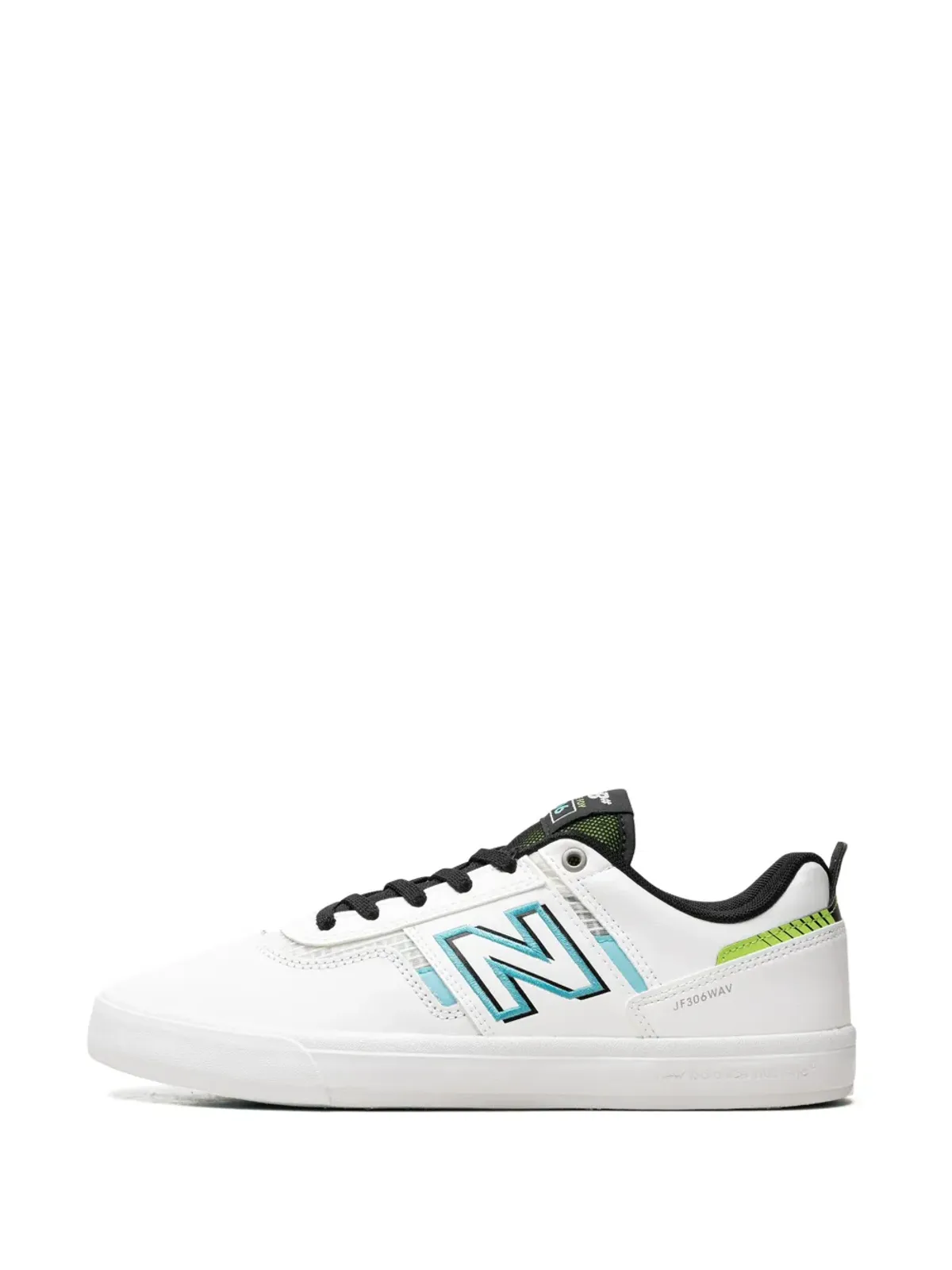 New Balance Numeric 306 ホワイト アクアスカイ スニーカー - 画像4