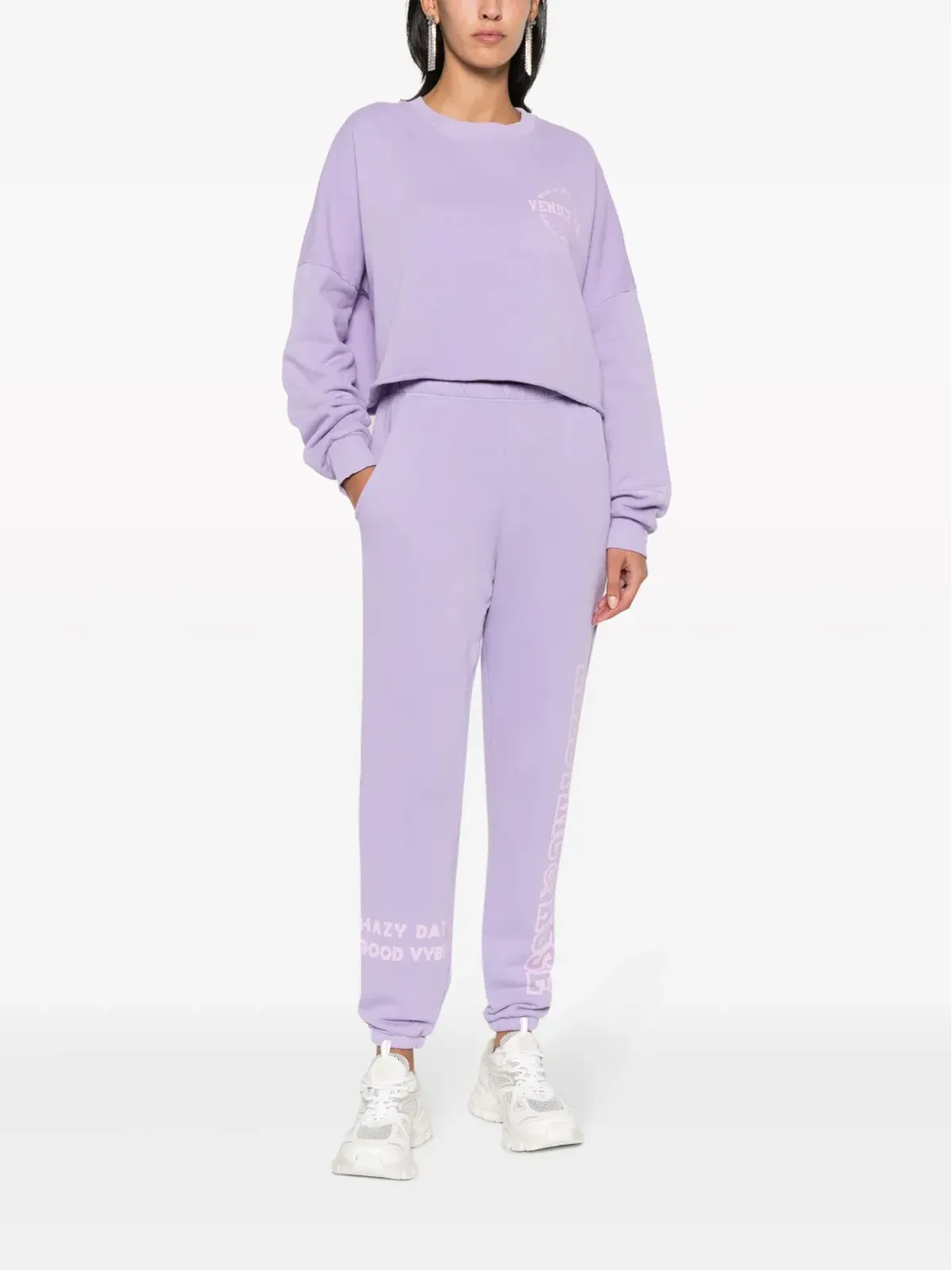 ELECTRIC & ROSE Siesta logo-print track pants - Purple - 画像2