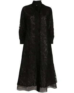 SHIATZY CHEN レースプリーツ入りシングルブレストコート - サムネイル1