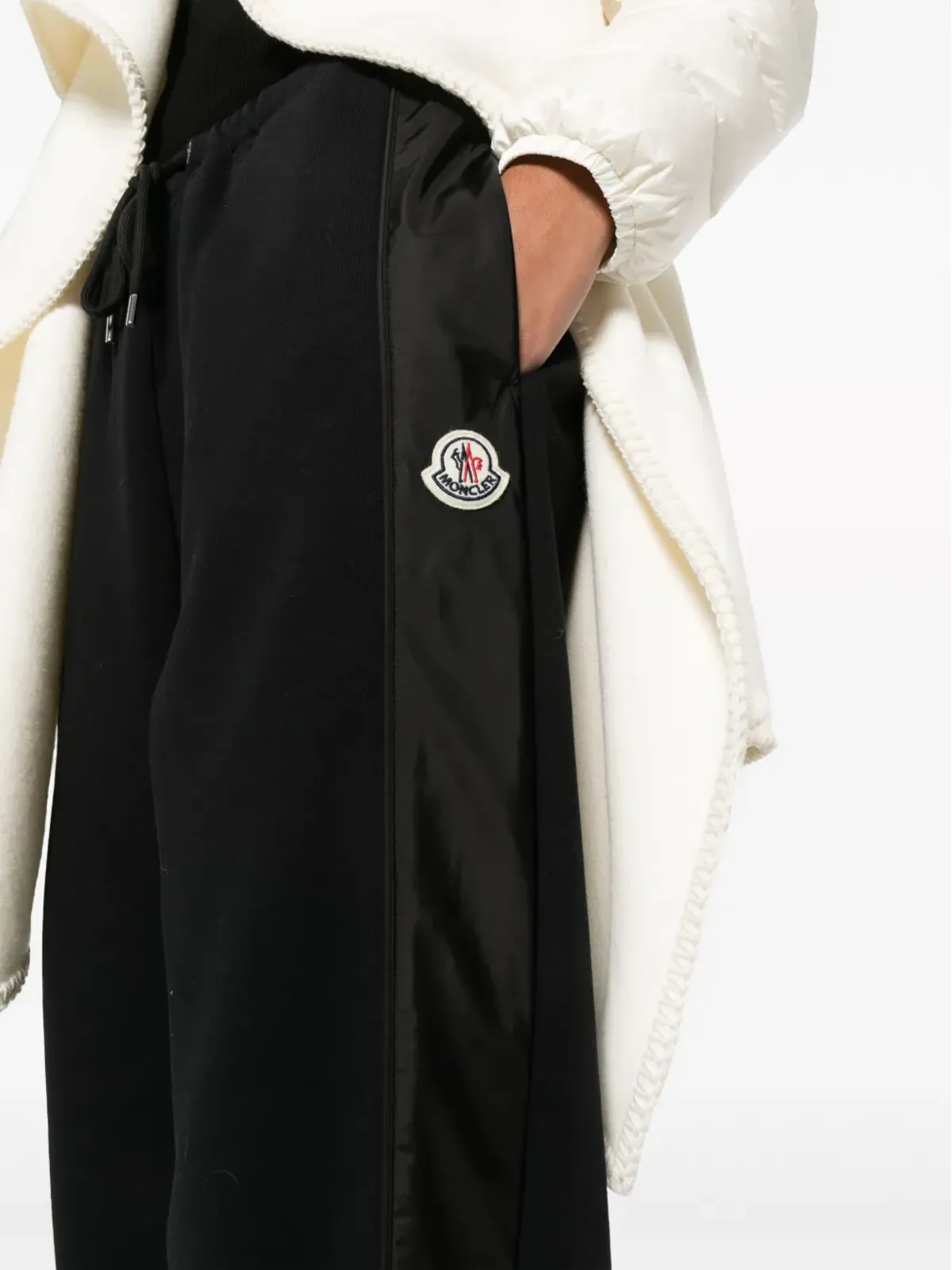 Moncler パネルド コットンブレンド トラックパンツ - 画像5