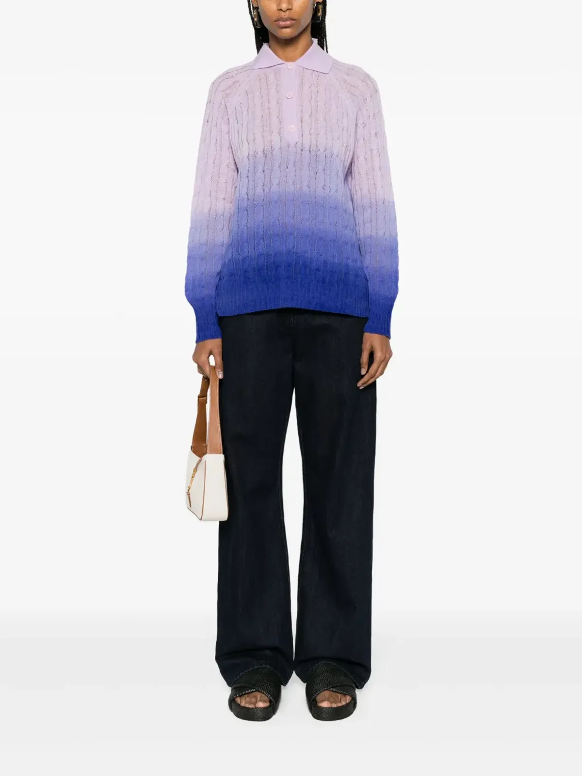 ETRO グラデーション風ウールニットセーター - 画像2