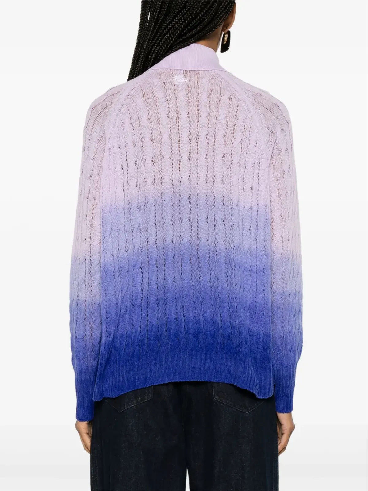 ETRO グラデーション風ウールニットセーター - 画像4