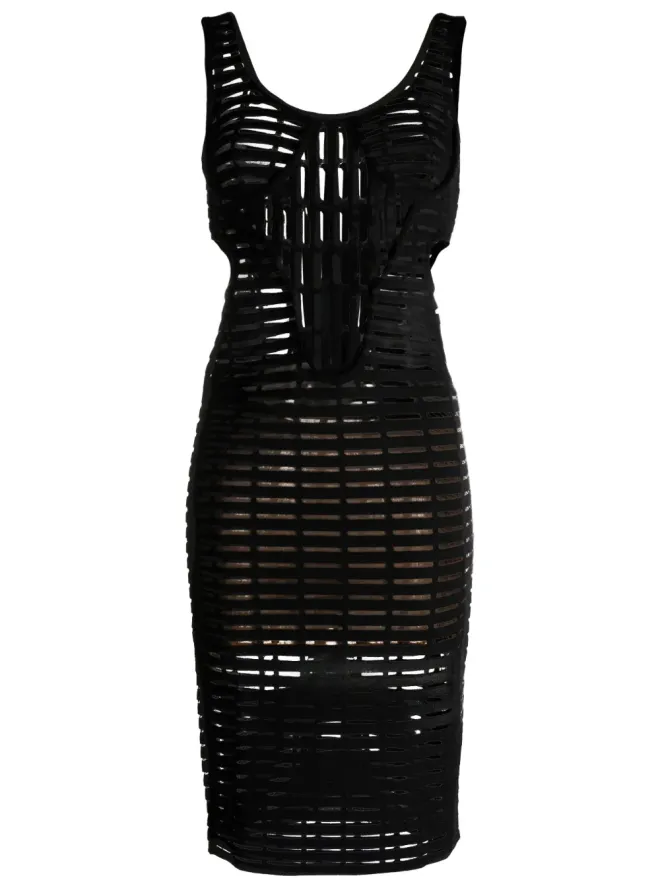Genny Genny アイコニック・カットアウト・ミディドレスの商品画像