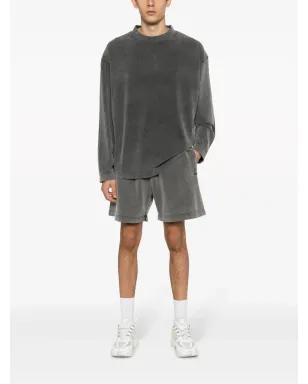 Acne Studios フェードエフェクト コットンショーツ - グレー - サムネイル2