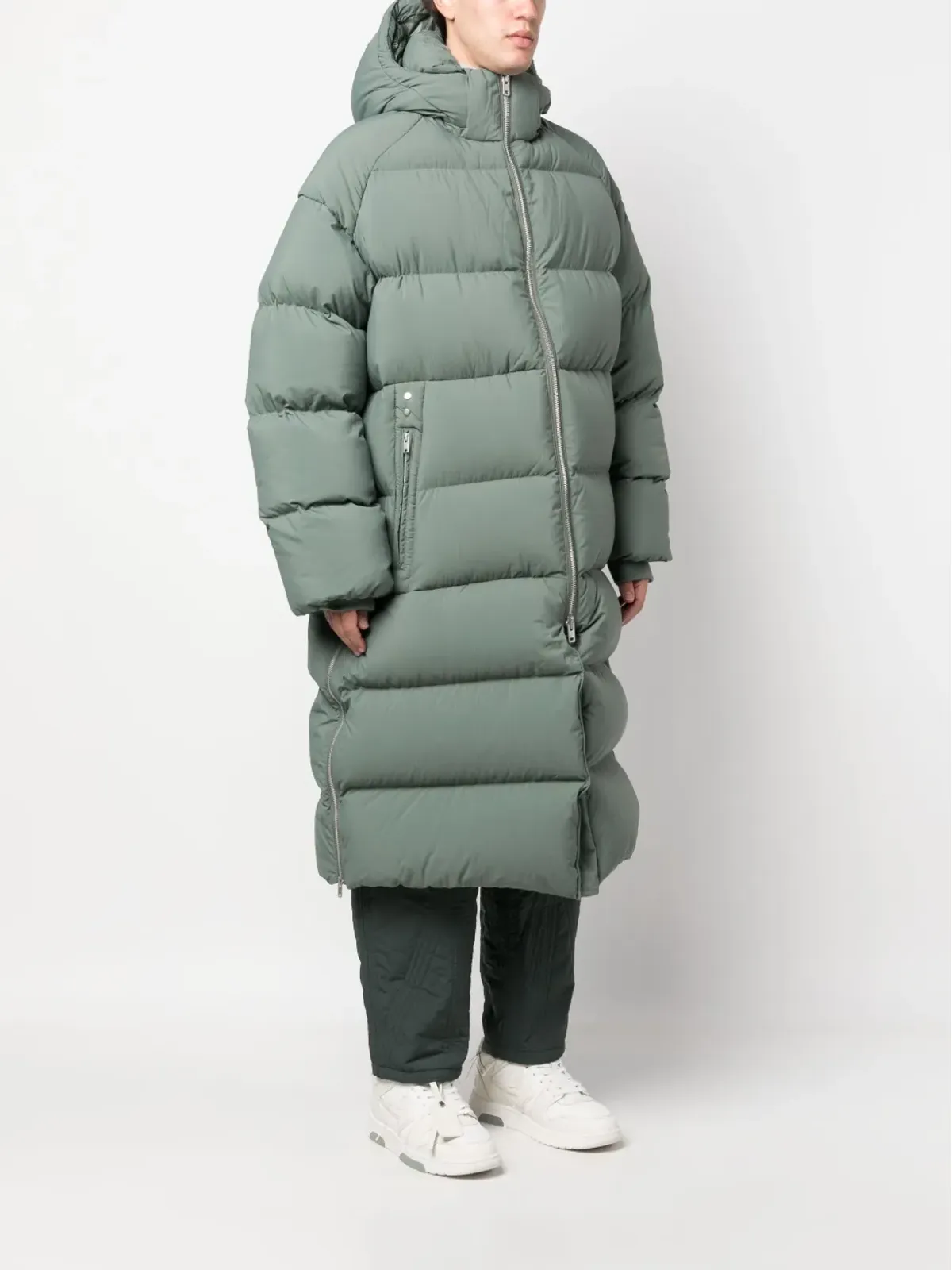 Y-3 キルテッドパーカコート - 画像3