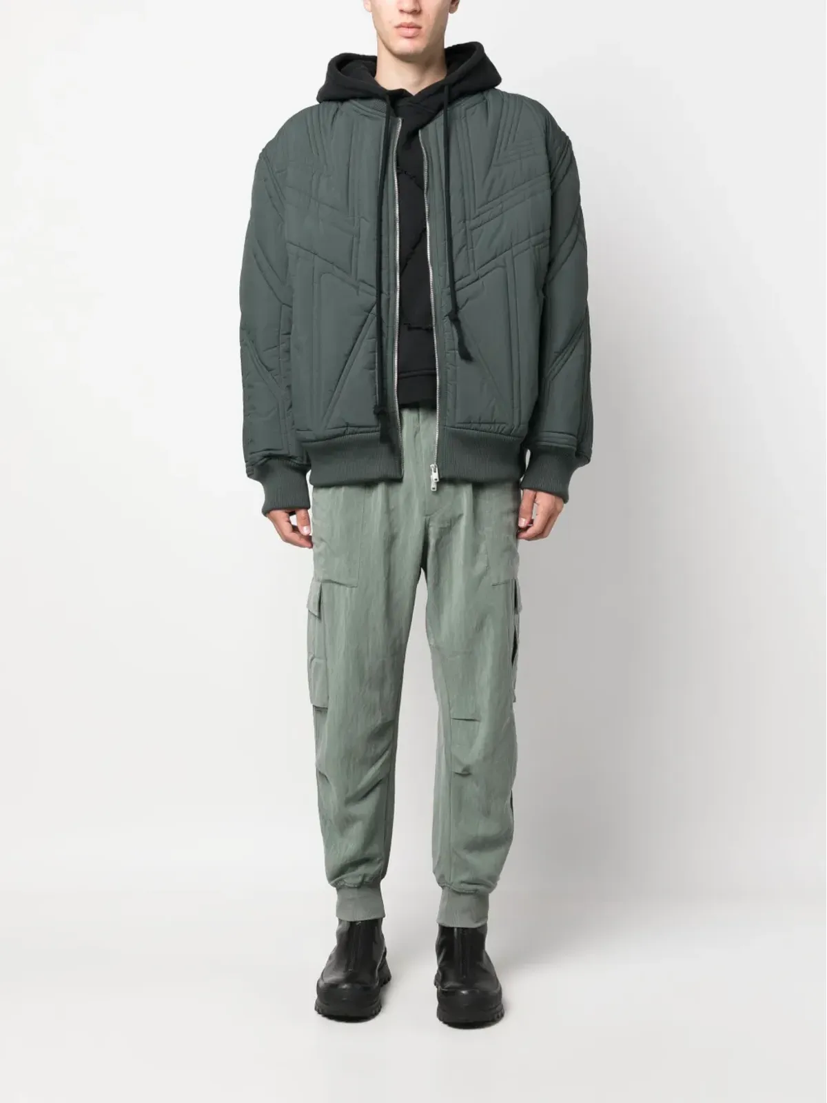 Y-3 キルテッドボンバー ジャケット - 画像2