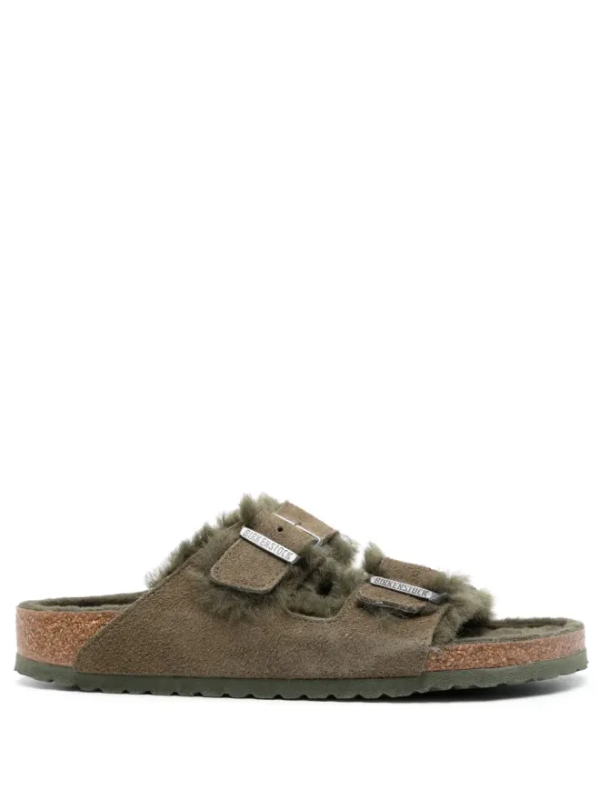 Birkenstock Birkenstock アリゾナ バックル留め スエードサンダルの商品画像