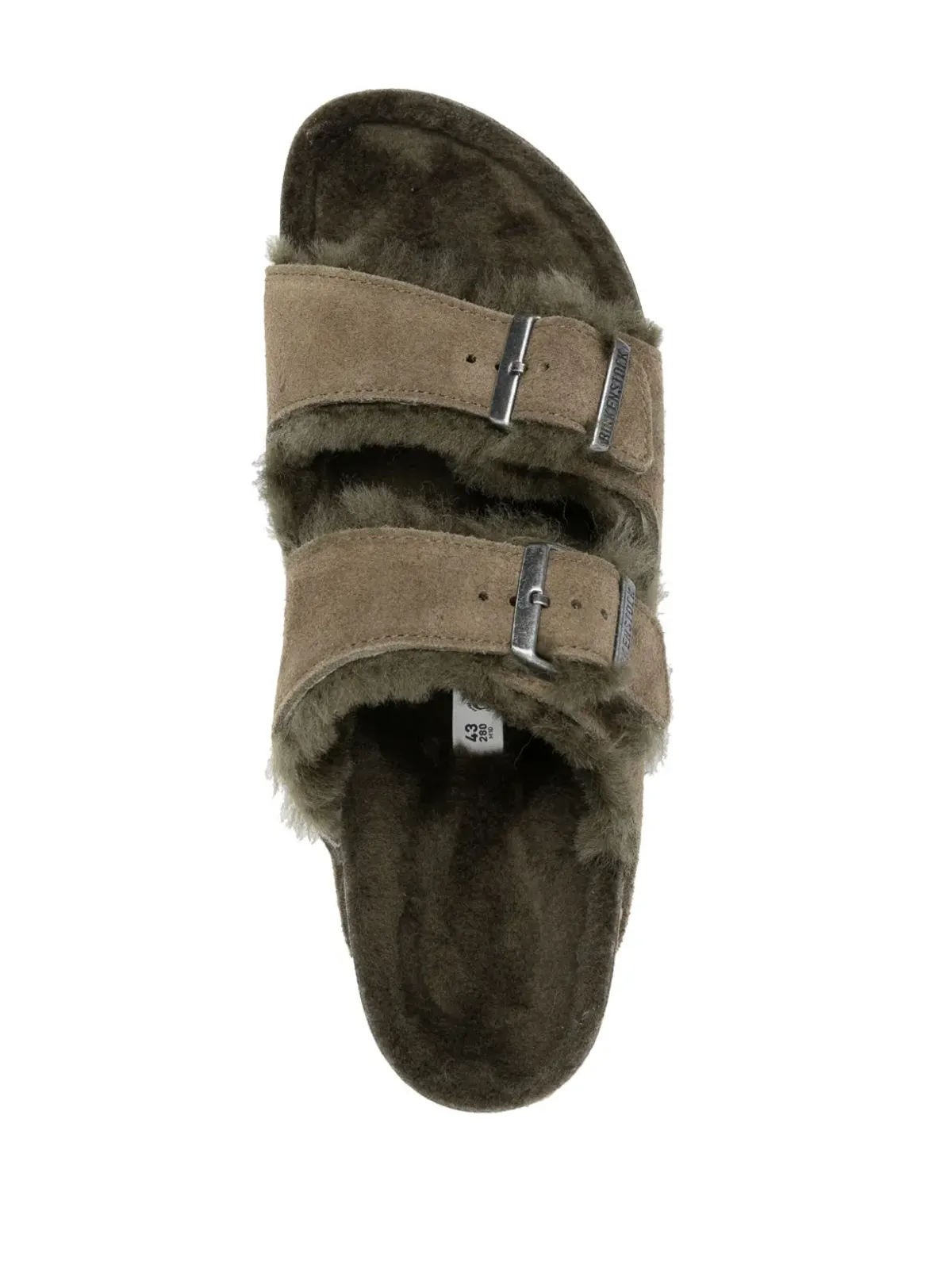 Birkenstock アリゾナ バックル留め スエードサンダル - 画像4