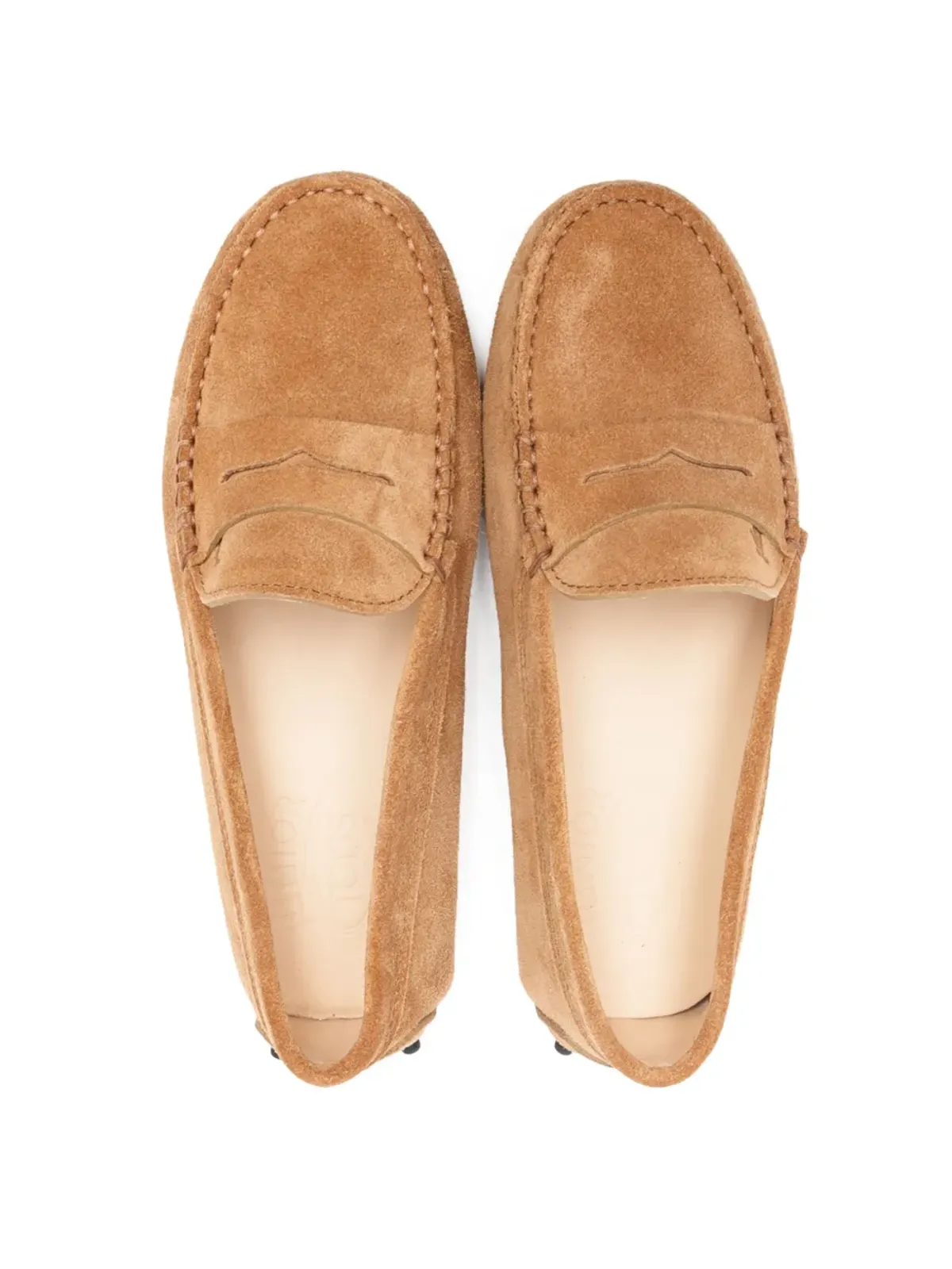Tod's Kids ロゴエンボス ペニーローファー - 画像3