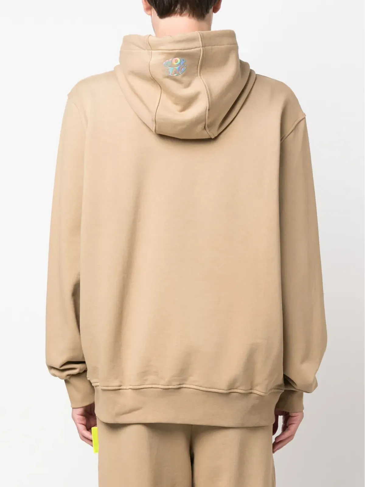 BARROW ロゴプリント コットン フーディー - Brown - 画像4