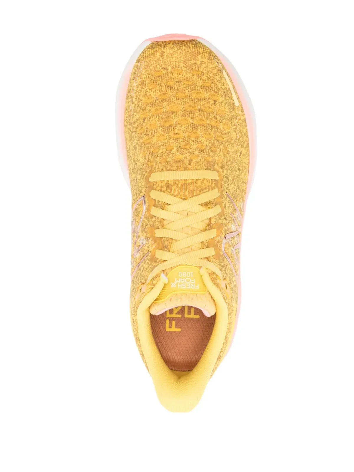 New Balance Fresh Foam レースアップスニーカー イエロー - 画像4
