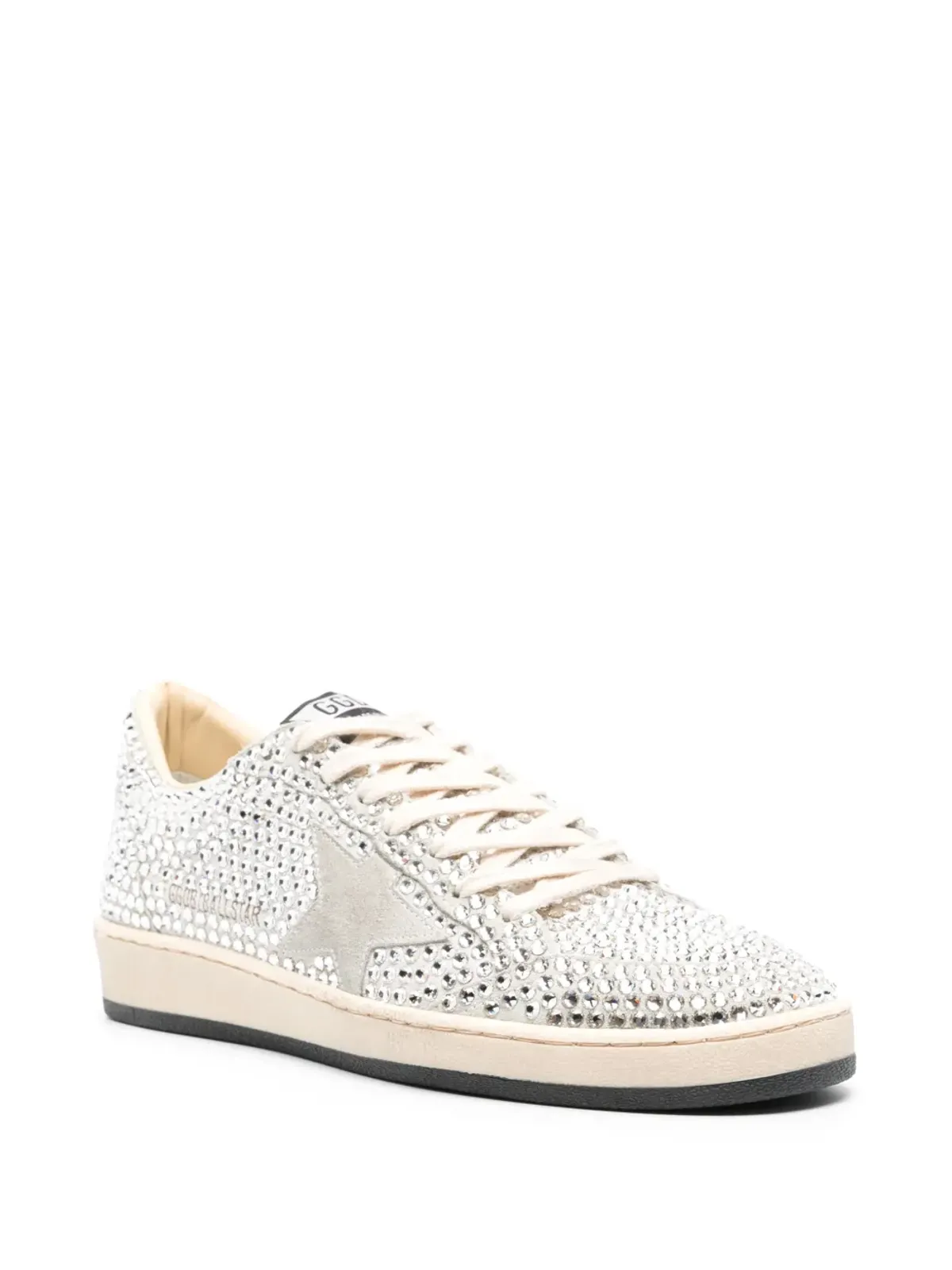 Golden Goose Ball Star ラインストーン付きスエードスニーカー - 画像2
