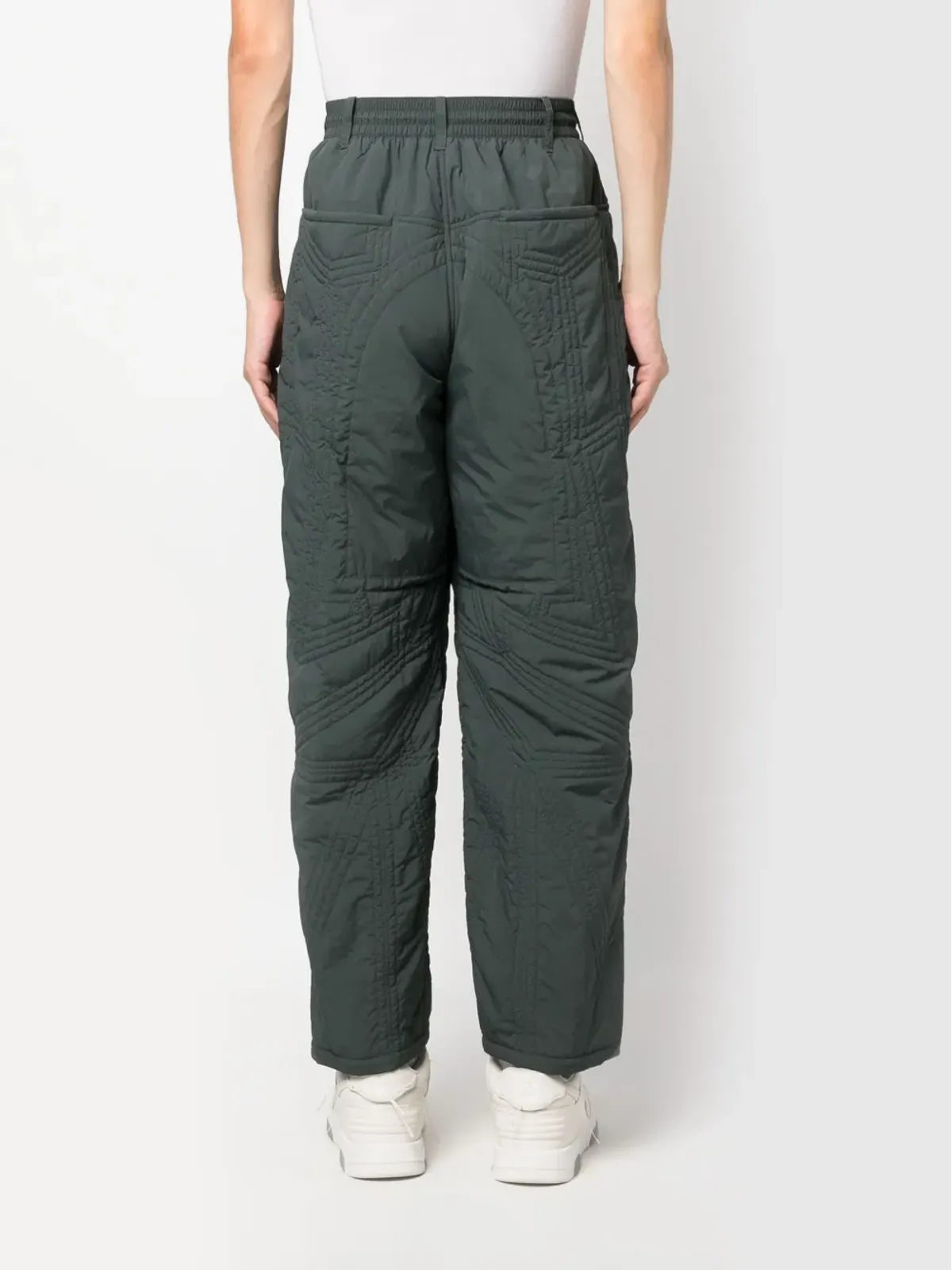 Y-3 キルテッド ドローストリング ウェストパンツ - 画像4
