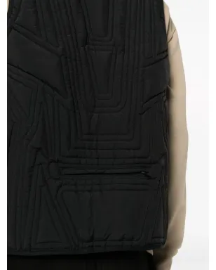 Y-3 キルテッドジップアップベスト - サムネイル5