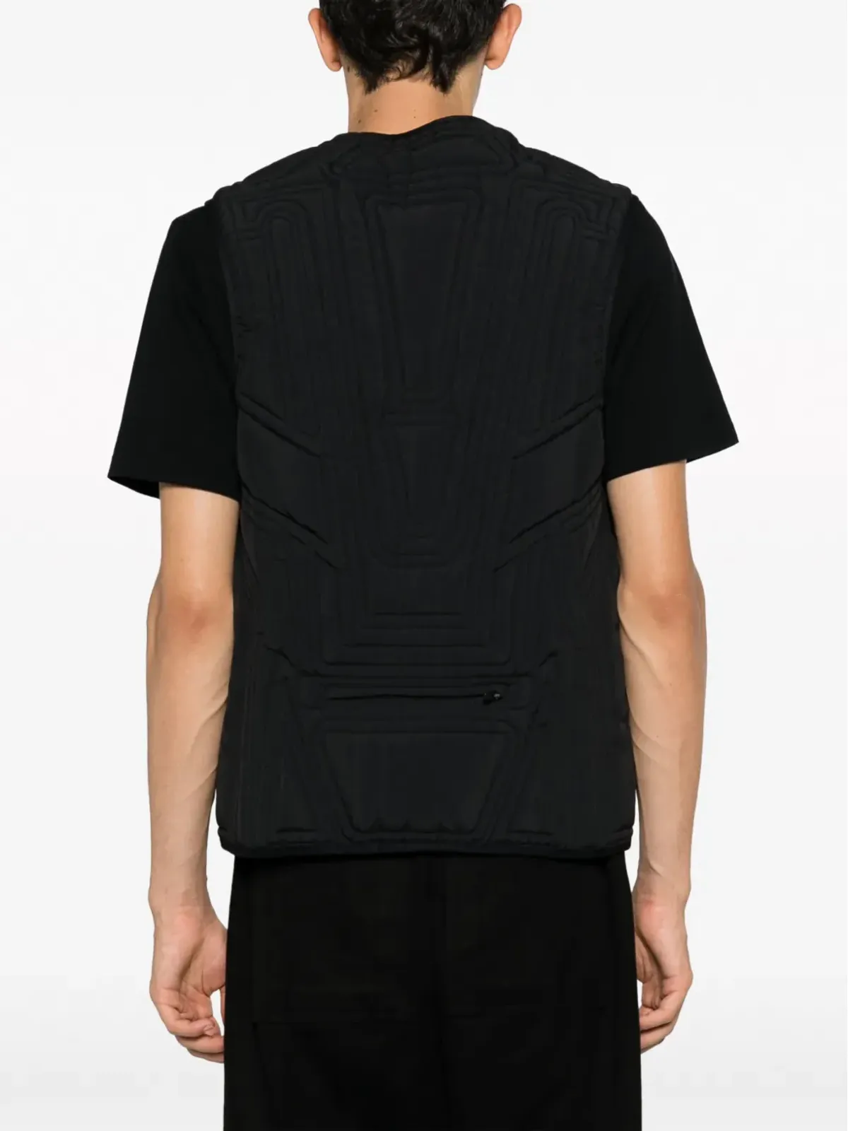 Y-3 キルテッドジップアップベスト - 画像4