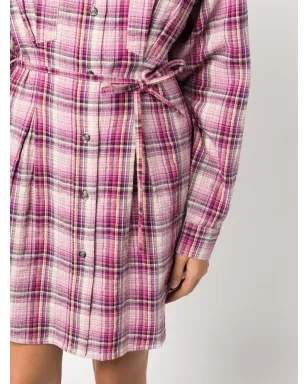 MARANT ÉTOILE Liliane チェック柄シャツドレス - サムネイル5