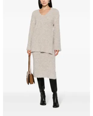 By Malene Birger アルパカ混紡ミディスカート - サムネイル2