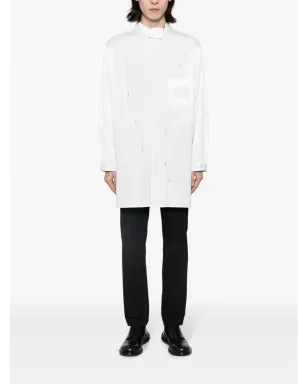 Yohji Yamamoto パネルドリバーシブルシャツ - White - サムネイル2