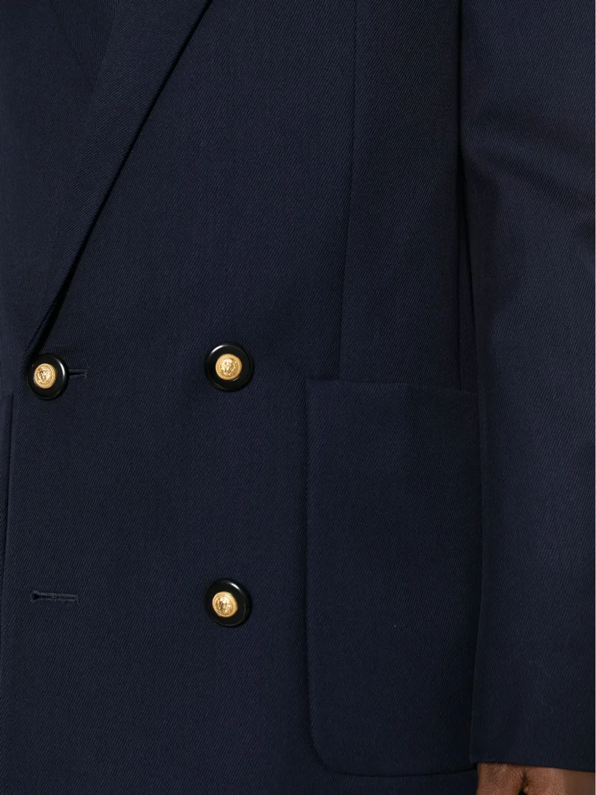 Balmain ダブルブレスト ヴァージンウール ブレザー - 画像5