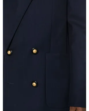 Balmain ダブルブレスト ヴァージンウール ブレザー - サムネイル5