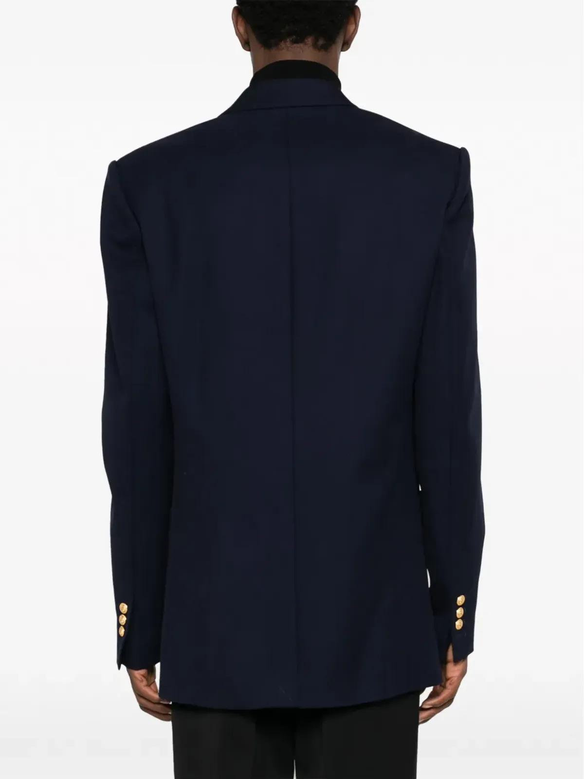 Balmain ダブルブレスト ヴァージンウール ブレザー - 画像4
