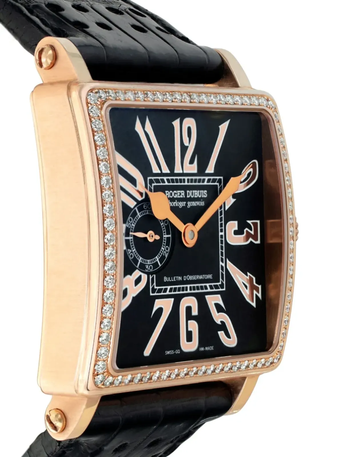 Roger Dubuis ビンテージ ゴールデン スクエア ドレスウォッチ - 画像2