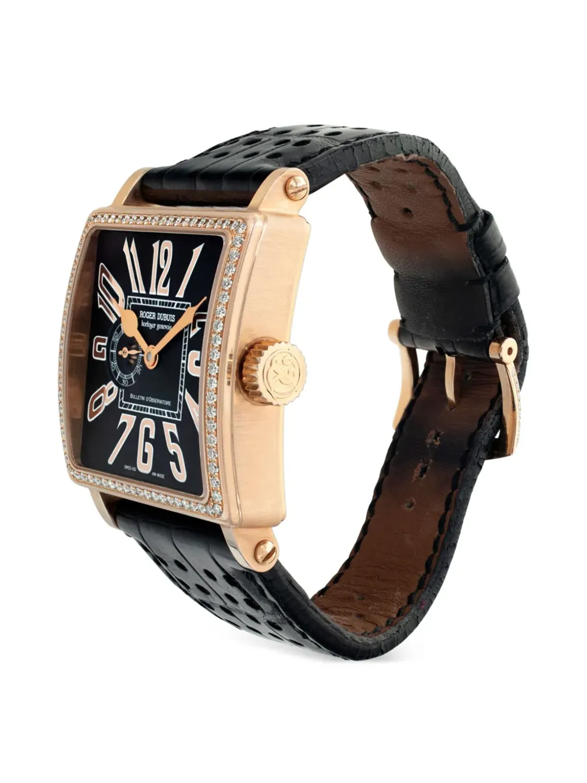 Roger Dubuis ビンテージ ゴールデン スクエア ドレスウォッチ - 画像3