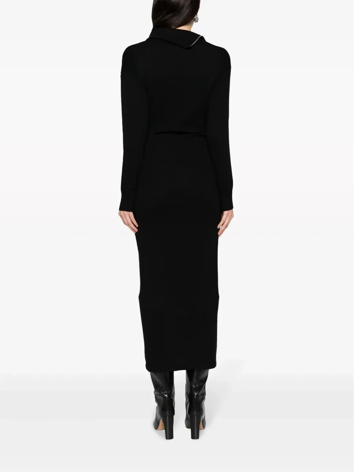 ISABEL MARANT Gemmyミディドレス - ブラック - 画像4