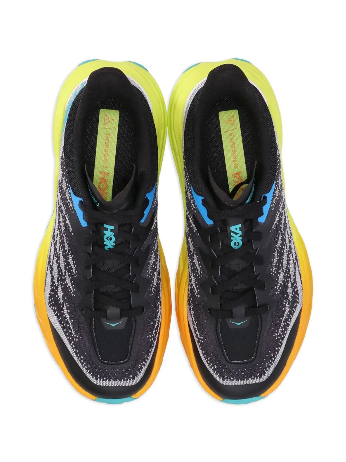 HOKA Speedgoat 5 ロゴプリント スニーカー - 画像4
