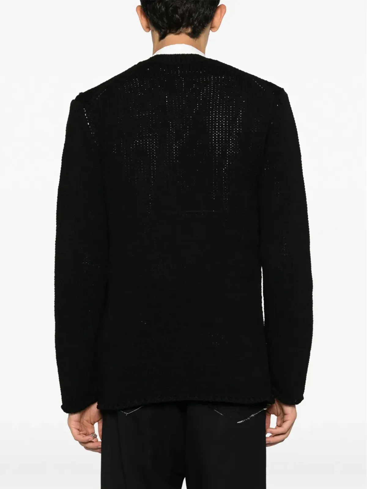 Comme des Garçons Homme Plus クルーネック・ボリュームケーブルニットジャンパー - 画像4