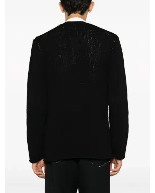 Comme des Garçons Homme Plus クルーネック・ボリュームケーブルニットジャンパー - サムネイル4