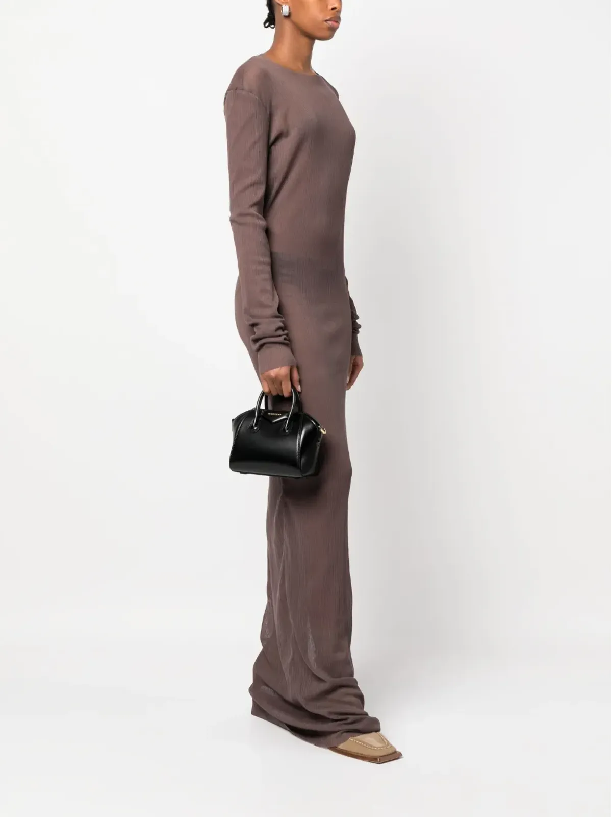 Givenchy アンティゴナ ミニ レザー トートバッグ - 画像2