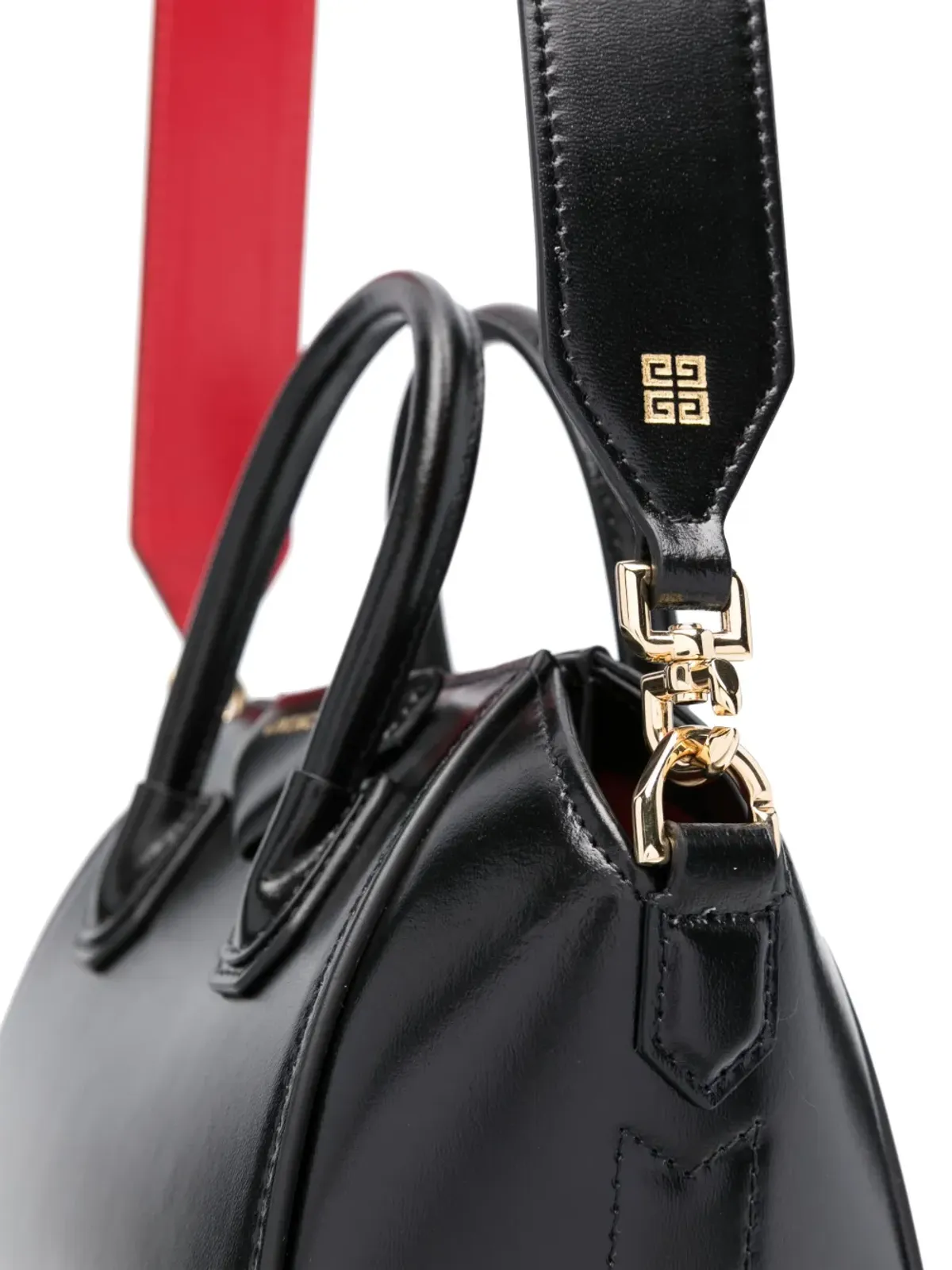 Givenchy アンティゴナ ミニ レザー トートバッグ - 画像4