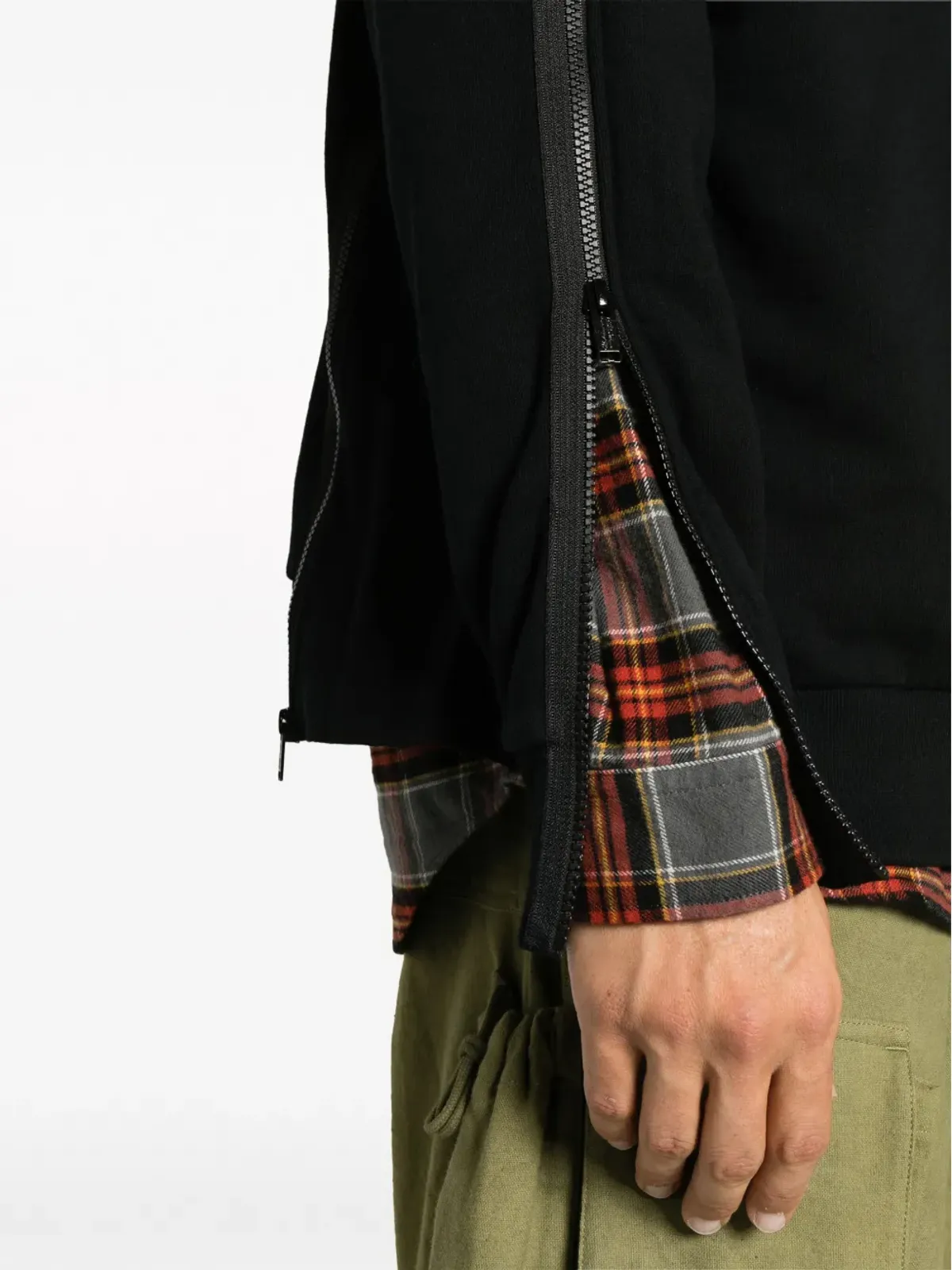 Undercover ロゴパッチ コットン パーカー - 画像5