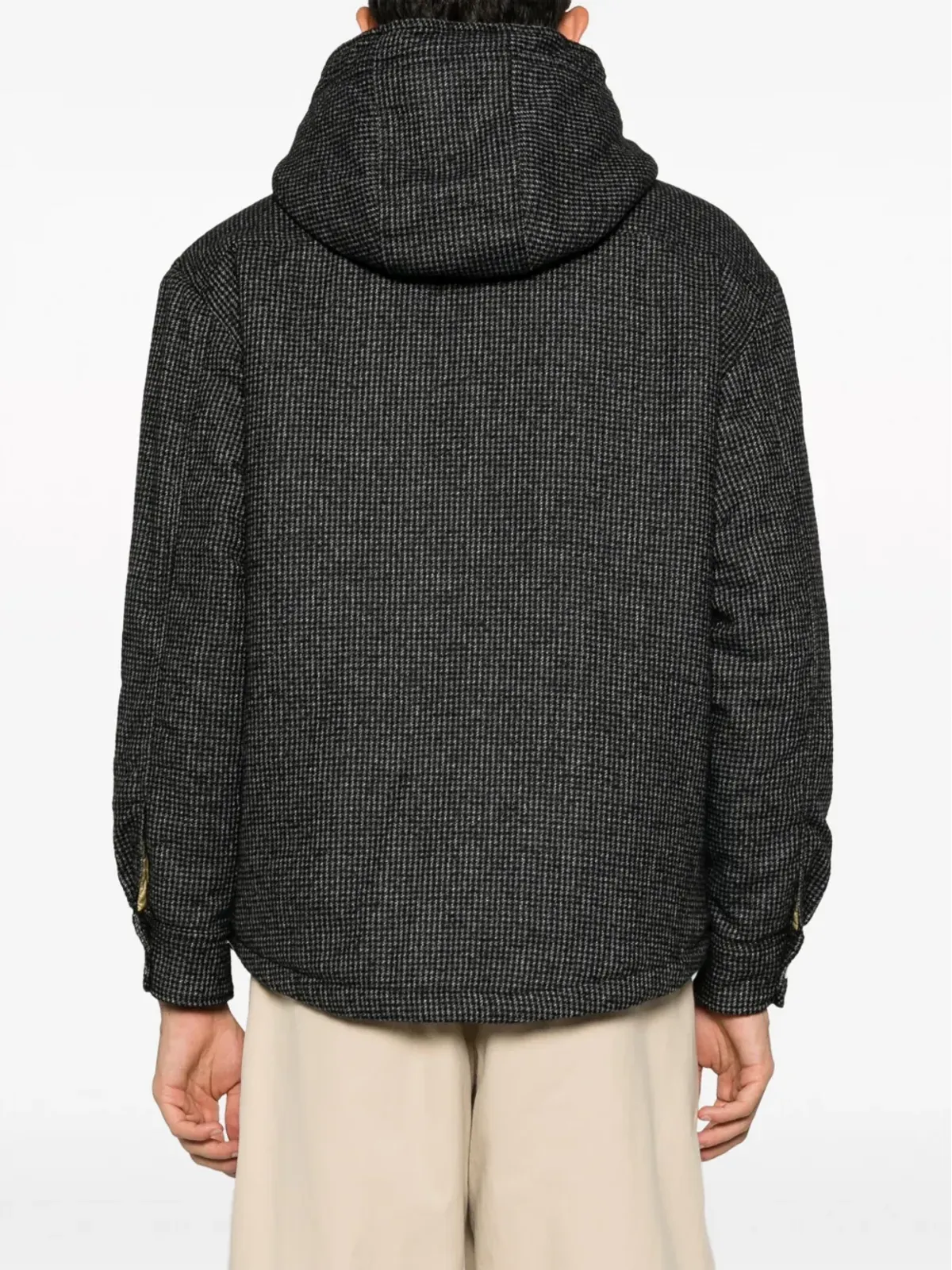 Kenzo ヘリンボーン柄フード付きジャケット - グレー - 画像4