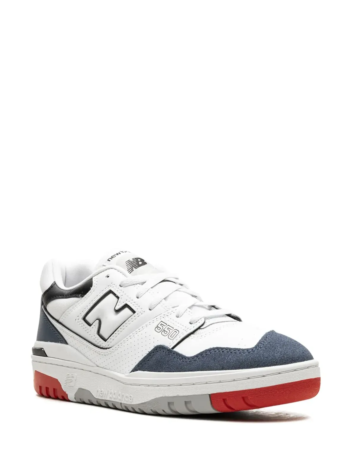New Balance 550 ホワイト/ネイビー/レッド - 画像2