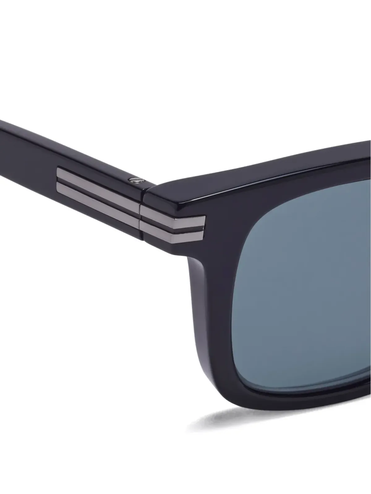 Zegna ストライプ柄 ラウンドフレーム サングラス - 画像3