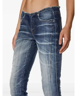 Diesel デニム ブーツカット ローライズ ジーンズ ブルー - サムネイル5