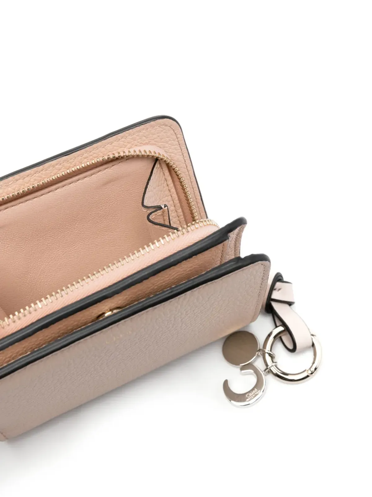 Chloé アルファベット レザー コンパクトウォレット - 画像3