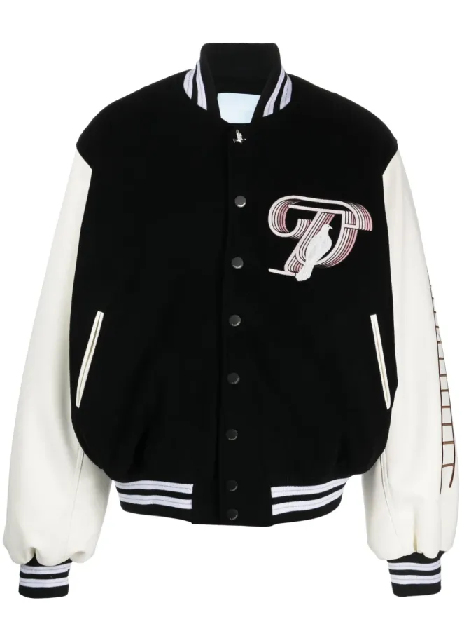 3PARADIS 3PARADIS レターメン varsity ボンバージャケットの商品画像